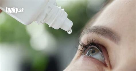 Návod na aplikáciu očných kvapiek