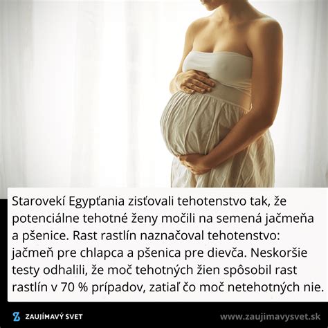 Staroveké metódy určovania tehotenstva
