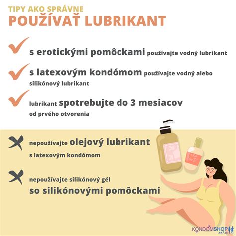 Obrázok s rôznymi typmi lubrikantov a kondómov.