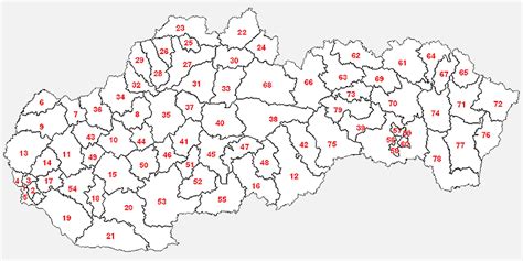 Mapa Slovenska s vyznačenými regiónmi podľa financovania materských škôl
