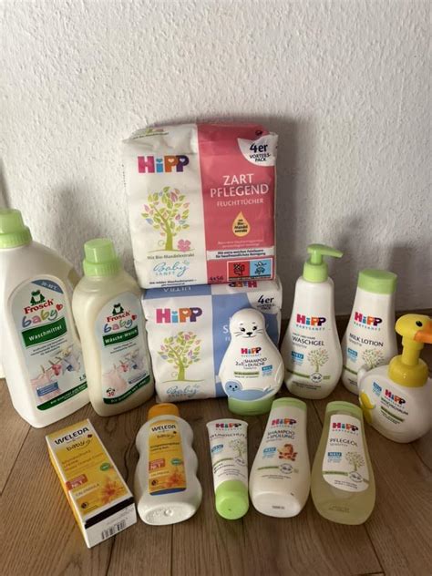 Ukážka produktov značiek Weleda, Sebamed, Hipp, Bupi, Chicco