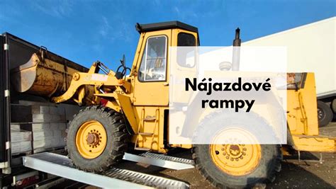 Infografika porovnávajúca nosnosť a rozmery rôznych typov nájazdových rámp