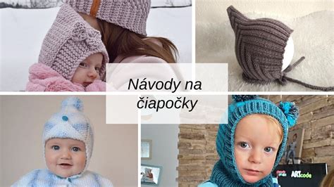 háčkované čiapky pre bábätko