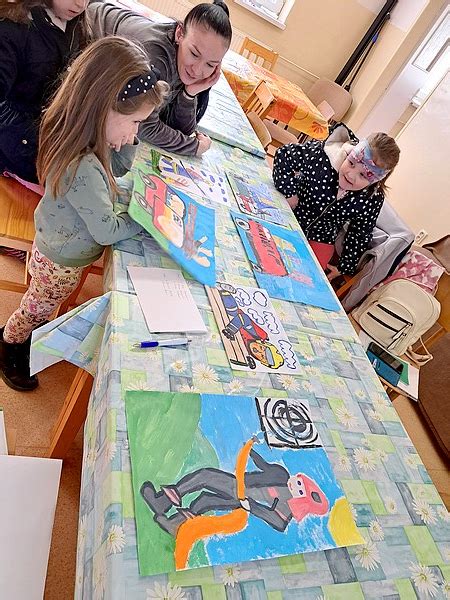 Deti na výtvarnom workshop