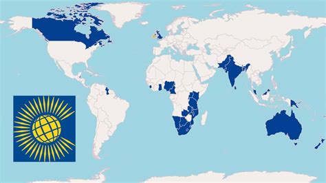Mapa Commonwealthu