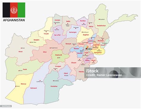 Mapa Afganistanu s vyznačenými oblasťami pod kontrolou Talibanu