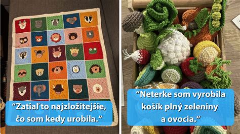Ukážka rôznych háčkovaných a pletených projektov pre bábätká