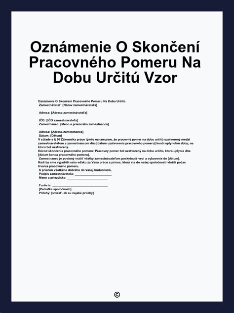 Schéma postupnosti krokov pri skončení pracovného pomeru