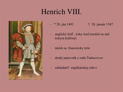 Henrich VIII. a jeho rodina