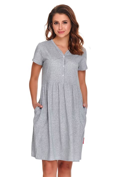 Nočná košeľa na dojčenie s kvetinovým vzorom