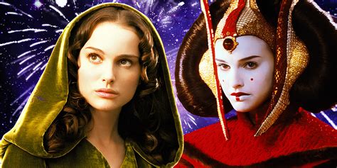 Natalie Portman ako Padmé Amidala v Hviezdnych vojnách