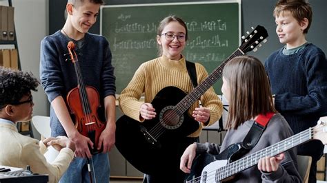 Deti hrajúce na gitare