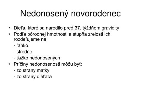 Novorodenec s nízkou pôrodnou hmotnosťou