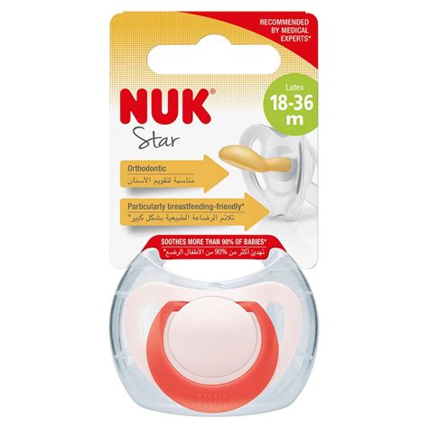 Schéma ortodontického cumlíka NUK