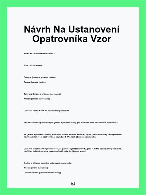 Schéma práv a povinností kolízneho opatrovníka.