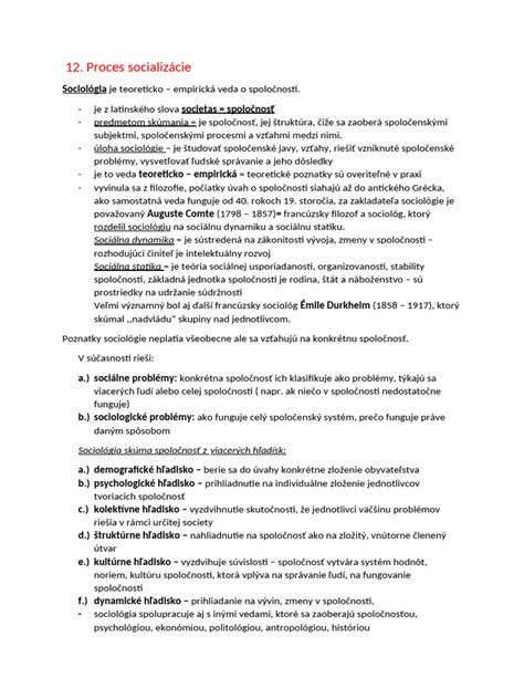 Proces socializácie dieťaťa