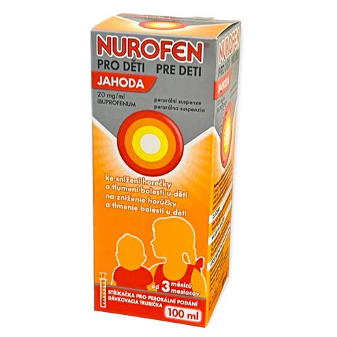 Dávkovacia striekačka Nurofen pre deti