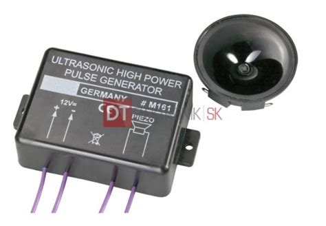 Schéma fungovania ultrazvukového odpudzovača