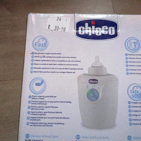 Schéma funkcií ohrievača detskej stravy Chicco