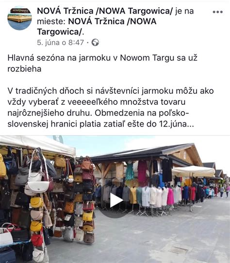 Ilustrácia trhoviska v Nowom Targu