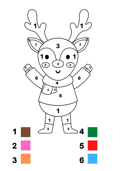 Ilustrácia omaľovánky s číselnými bodkami