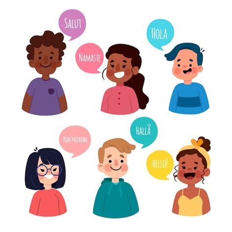 Vtipná ilustrace rodiny s různými etnickými rysy