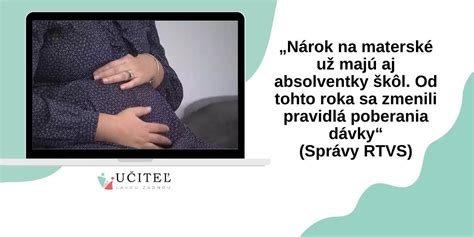 Nárok otca na materské