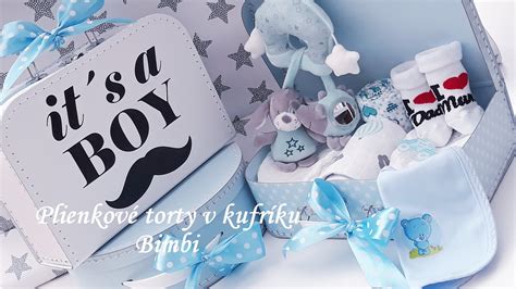 ukážka plienkovej torty a plienkového kočíka
