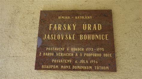 Stará fara v Jaslovských Bohuniciach