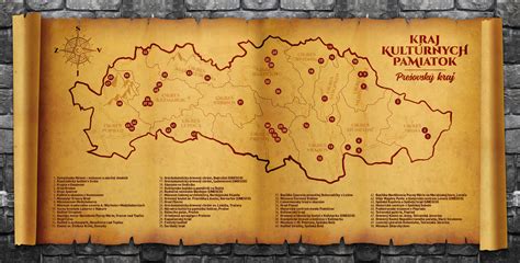 Mapa kultúrnych pamiatok v okolí