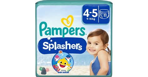 Deti hrajúce sa vo vode s plienkami Pampers Splashers