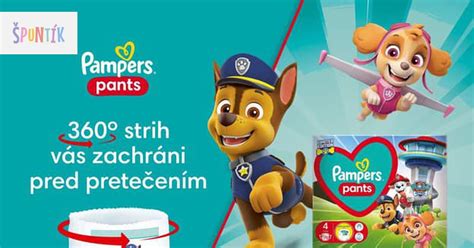 Dojča v plienkových nohavičkách Pampers