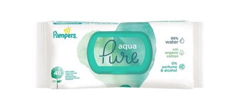 Zloženie vlhčených utierok Pampers Aqua Pure