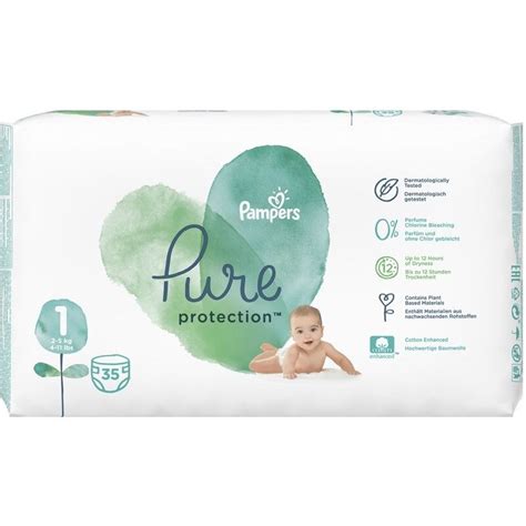 Ilustrácia zloženia plienky Pampers Pure Protection
