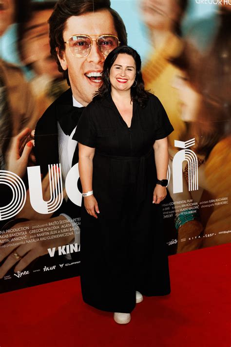 Petra Polnišová na premiére filmu