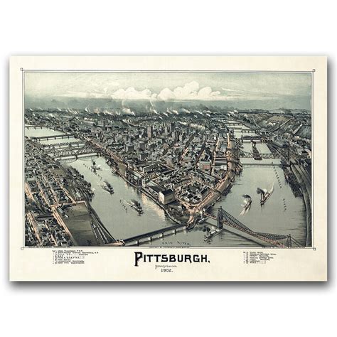 Mapa Pittsburghu