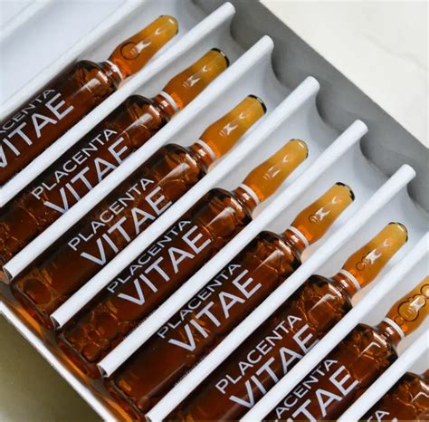 Zloženie ampuliek s placentou