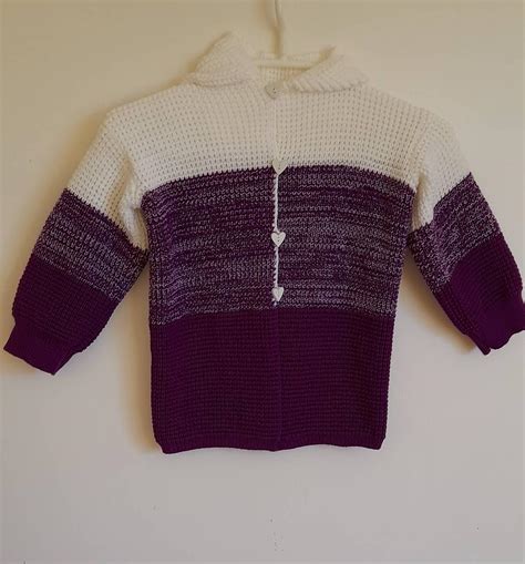 hotový pletený detský kabátik