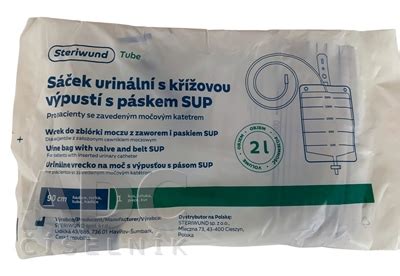 Ilustrácia správneho nalepenia vrecka na moč u novorodenca