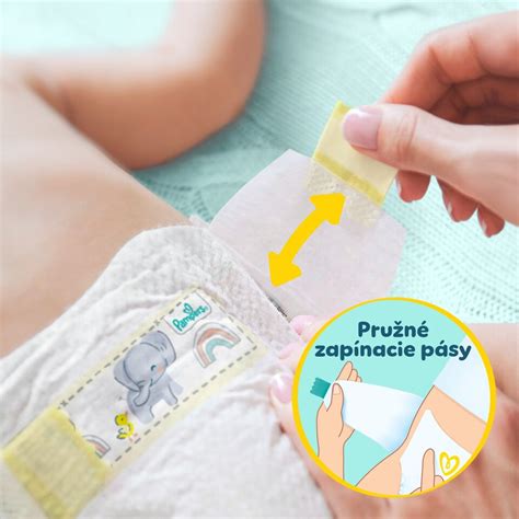 obrázok rôznych typov plienok Pampers