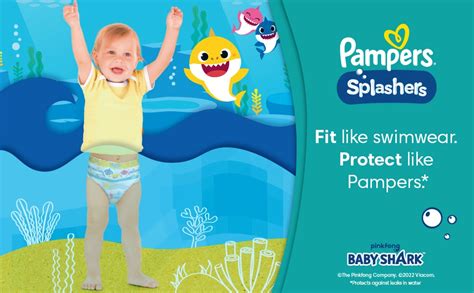 Detailné zobrazenie elastického pásu a bočných častí plienky Pampers Splashers