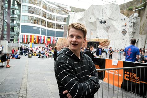 Martin Jech pri lezení