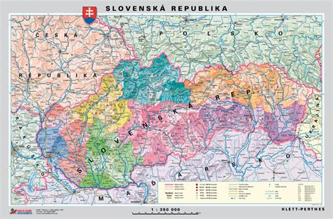 Mapa Slovenskej republiky