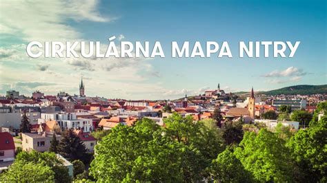 Mapa zobrazujúca región Nitra a okolie