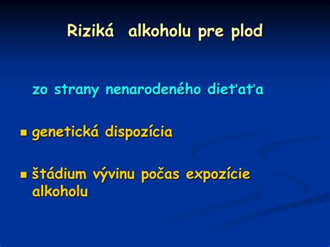 Grafické znázornenie vplyvu fajčenia a alkoholu na plod