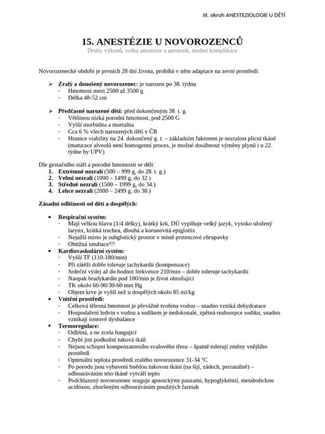 Schéma podania epidurálnej anestézie