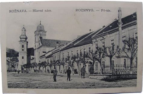 Pohľadnica Rožňava. Stará nemocnica, 30. roky 20. storočia