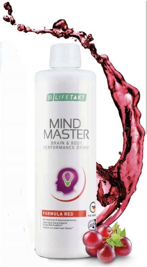 Tabuľka nutričných hodnôt LR Mind Master Formula Red (orientačná)