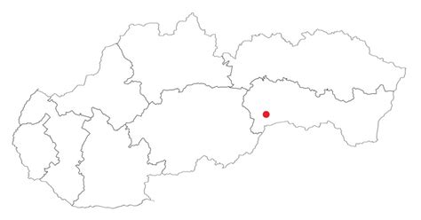 Mapa Slovenska s vyznačenými centrami pomoci pre postihnuté deti