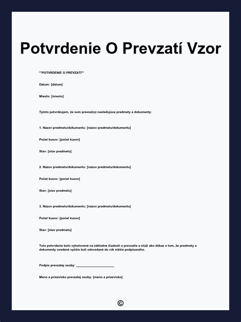 Príklad vyplneného potvrdenia o poberaní rodičovského príspevku